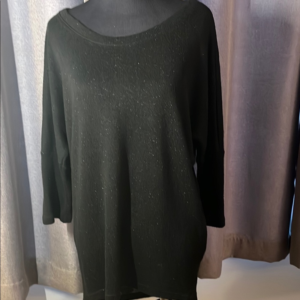 Metaphor Black Crew Neck Sweater